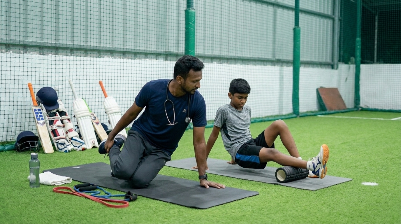 A Practical Recovery Routine After an Indoor Cricket Session